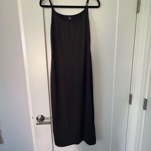 SHEIN Black Spaghetti Strap Slip Dress